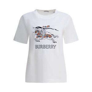 Burberry Cotton T-Shirt With Ekd Tag Size S Women